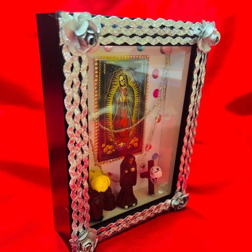  ✞ ✞ ✞ MINI ALTAR SANTA MUERTE  ✞ ✞ ✞   ALTARES DE LA SANTA MUERTE  (MADE IN MEXICO) [4]