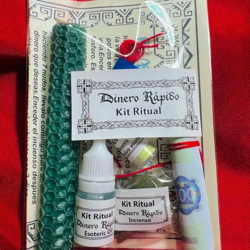 DINERO RAPIDO - KIT RITUAL CON INSTRUCCIONES