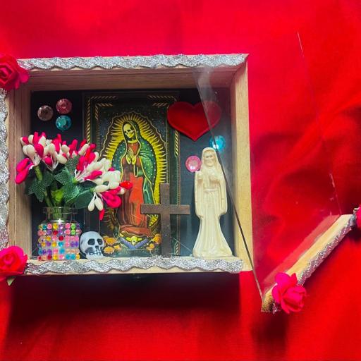  ✞ ✞ ✞ MINI ALTAR SANTA MUERTE  ✞ ✞ ✞   ALTARES DE LA SANTA MUERTE  (MADE IN MEXICO) [1]