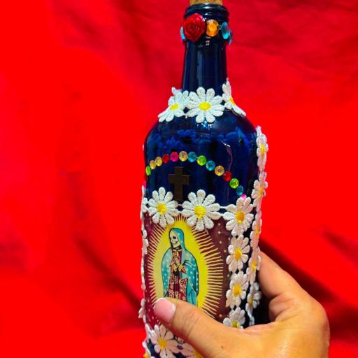 Santeria -  Botella  Santa Muerte Abre Caminos, Buena Suerte, Cambios Positivos.... [2]