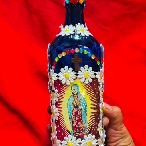 Santeria -  Botella  Santa Muerte Abre Caminos, Buena Suerte, Cambios Positivos.... [0]