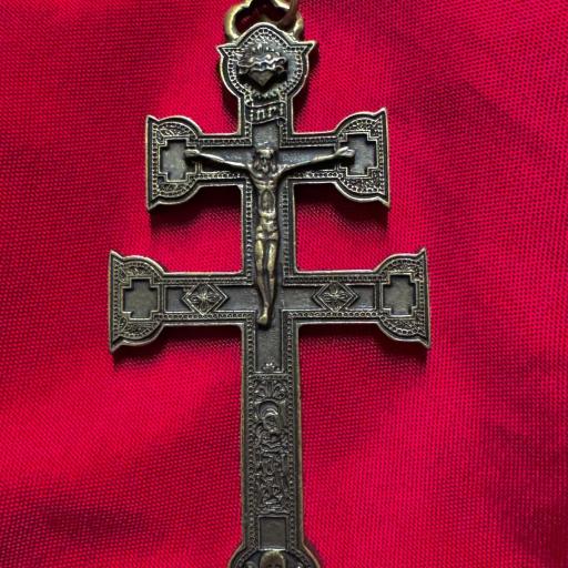 Cruz Caravaca Amuleto Protección Casas, Negocios... 10 cm