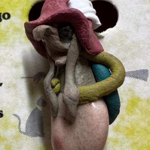 x 1 Amuleto Brujitas de la Suerte - hecho a mano ( son todo el poder de los cuarzos ) horóscopos  [4]