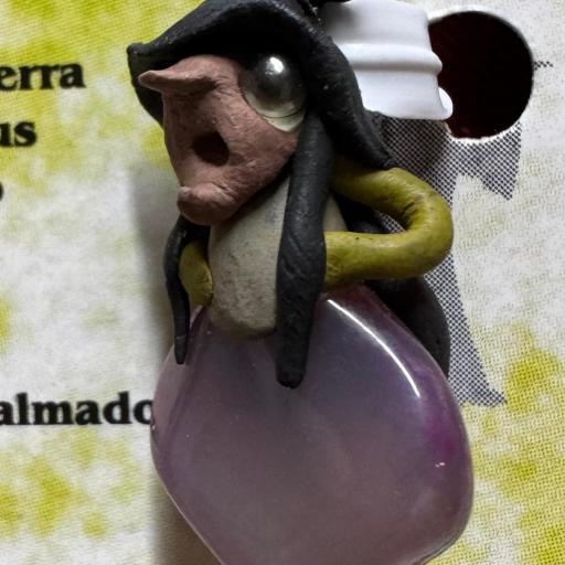 x 1 Amuleto Brujitas de la Suerte - hecho a mano ( son todo el poder de los cuarzos ) horóscopos  [3]