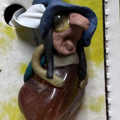 x 1 Amuleto Brujitas de la Suerte - hecho a mano ( son todo el poder de los cuarzos ) horóscopos  [2]