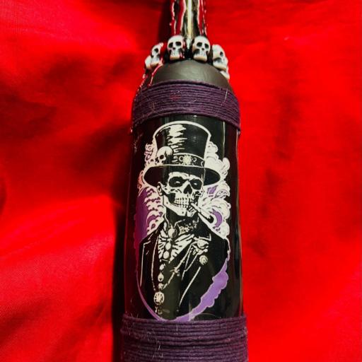  Amuleto Consagrado -  Botella Hoodoo  - Amuleto  - Barón Samedi [0]