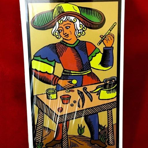 TAROT DE MARSELLA • 22 ARCANOS MAYORES GRAN FORMATO 17cm. Contiene Instrucciones  [1]
