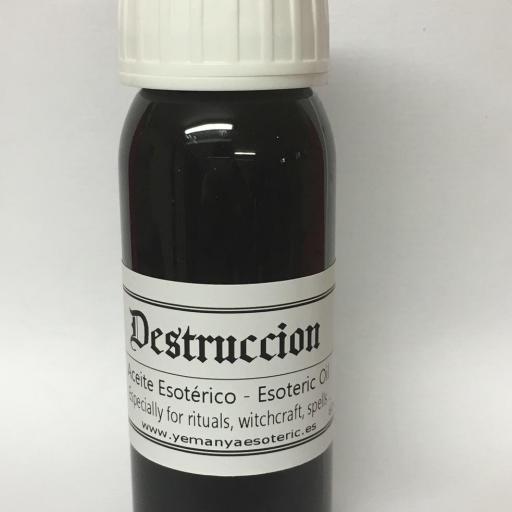 ACEITE ESOTERICO "DESTRUCCION" 60 ml