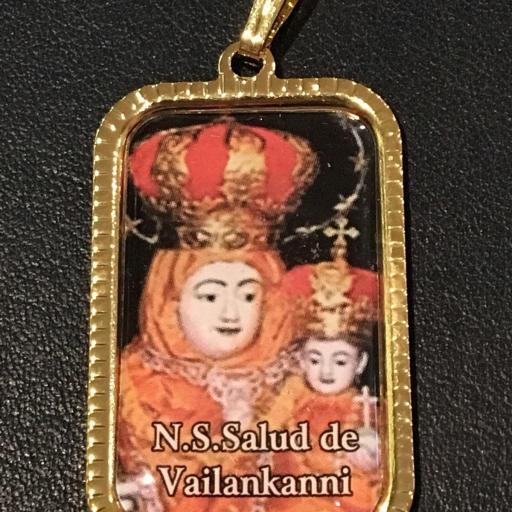 Ntra. Sra. De La Salud De Vailankanni. India Medalla 3x2 cm.