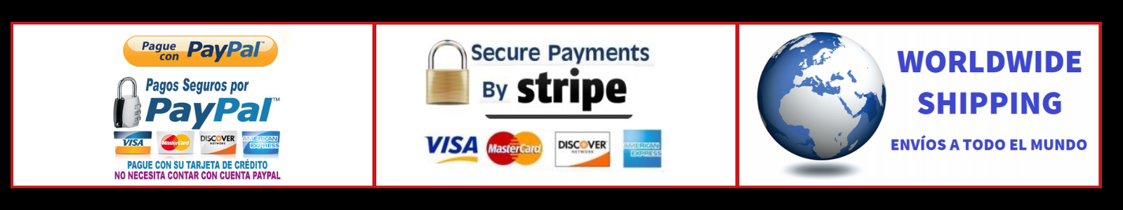 Metodos de pago y envio