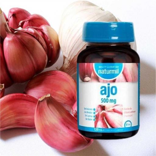 AJO PERLAS 500MG, 120 UDS. NATURMIL