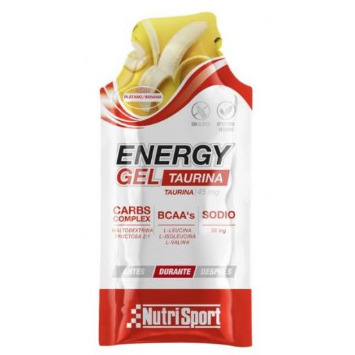 ENERGY GEL NUTRISPORT EXPOSITOR 24 UDS . SABOR PLATANO [0]