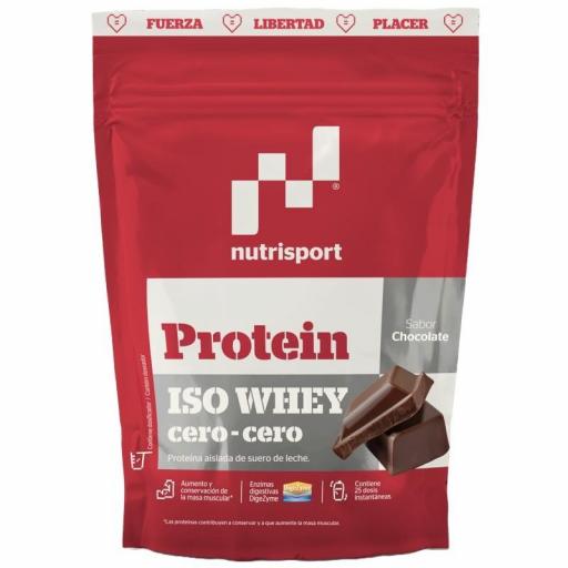 ISO WHEY ZERO CHOCO, 450 GR. NUTRISPORT [0]