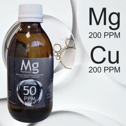 MAGNESIO Y COBRE COLOIDAL 200 PPM