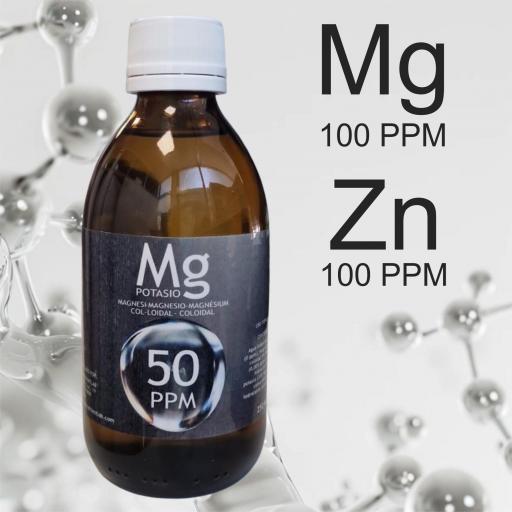 MAGNESIO Y ZINC COLOIDAL 100 PPM