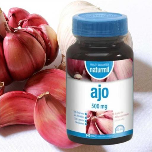 AJO PERLAS 500MG, 240 UDS. NATURMIL