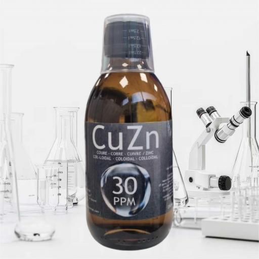 COBRE Y ZINC COLOIDAL 30 PPM