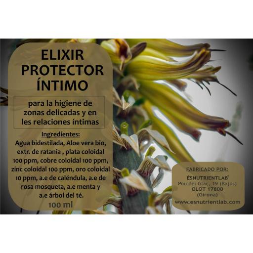 ELIXIR INTIMO (Para zonas delicadas y en las relaciones íntimas. 100 ML. ESNUTRIENTLAB [1]