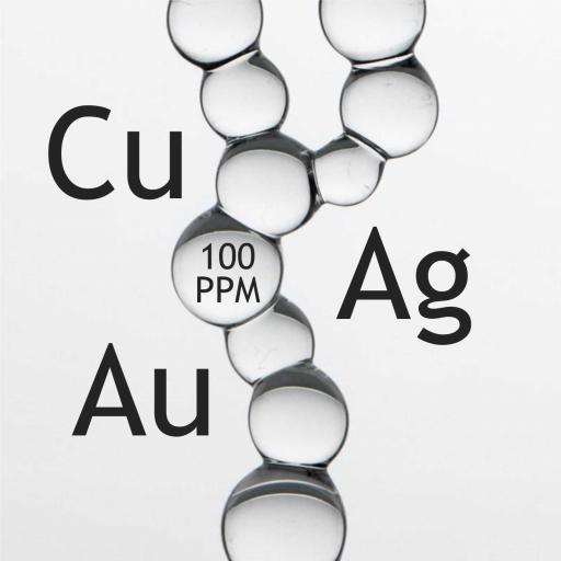  COBRE ORO Y PLATA COLOIDAL 100 PPM (FORMULA PRECIOSA "ANERGIA")