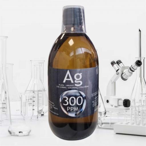 PLATA COLOIDAL 300 PPM. esnutrientlab