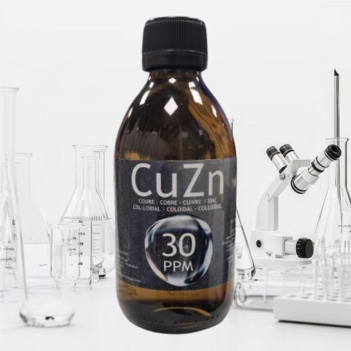COBRE Y ZINC COLOIDAL 30 PPM