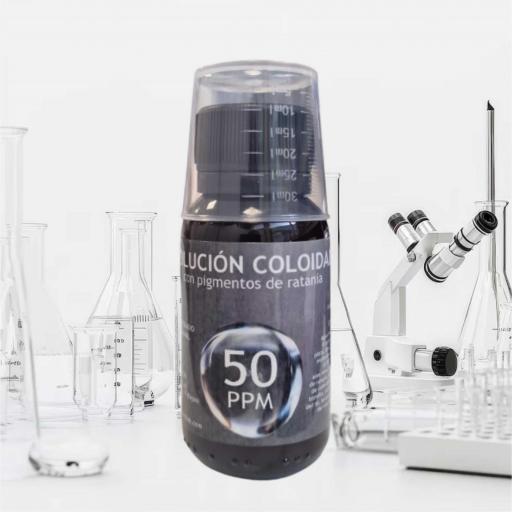 SOLUCIÓN COLOIDAL CON PIGMENTOS. ESNUTRIENTLAB