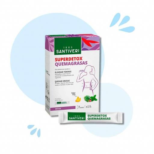 SUPERDETOX QUEMAGRASAS. 15 STICKS. SANTIVERI [2]