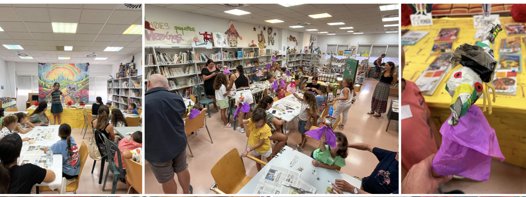 De Asturias al Mediterráneo: libros y talleres Pintar-Pintar en Santa Pola