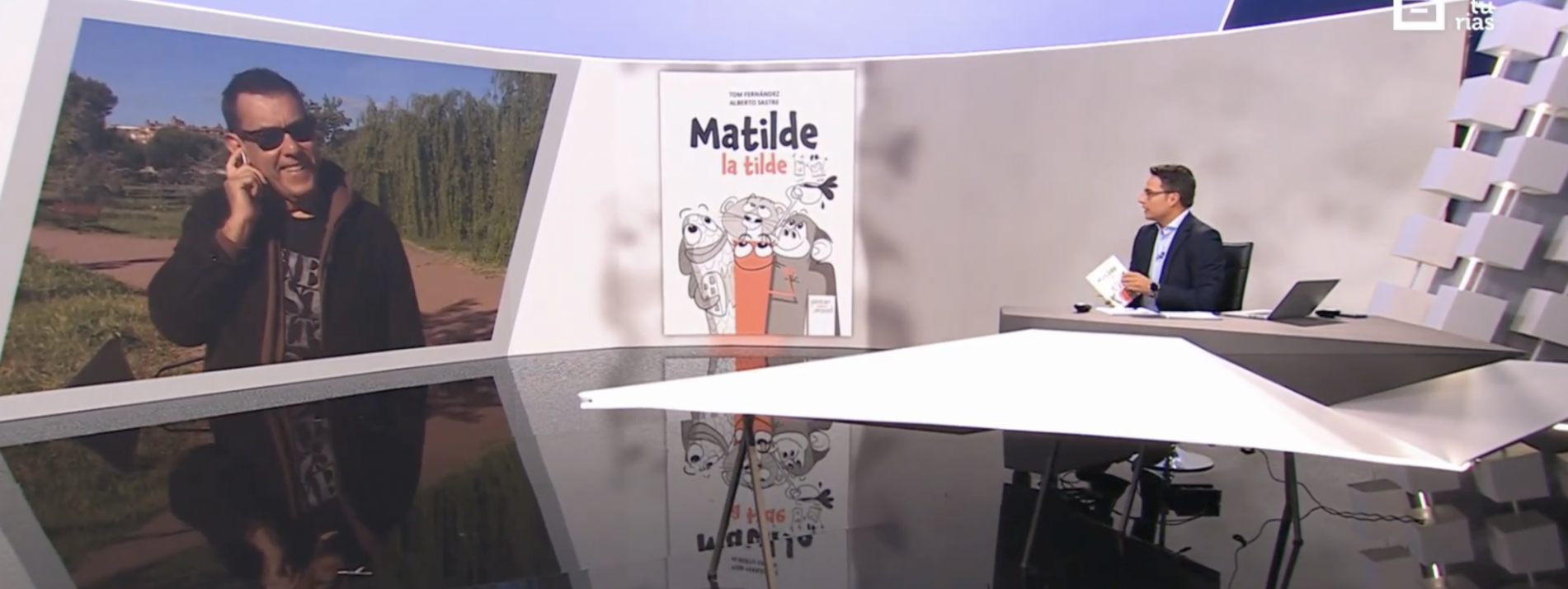 Tom Fernández presenta «Matilde la tilde» en TPA Noticias Matinal