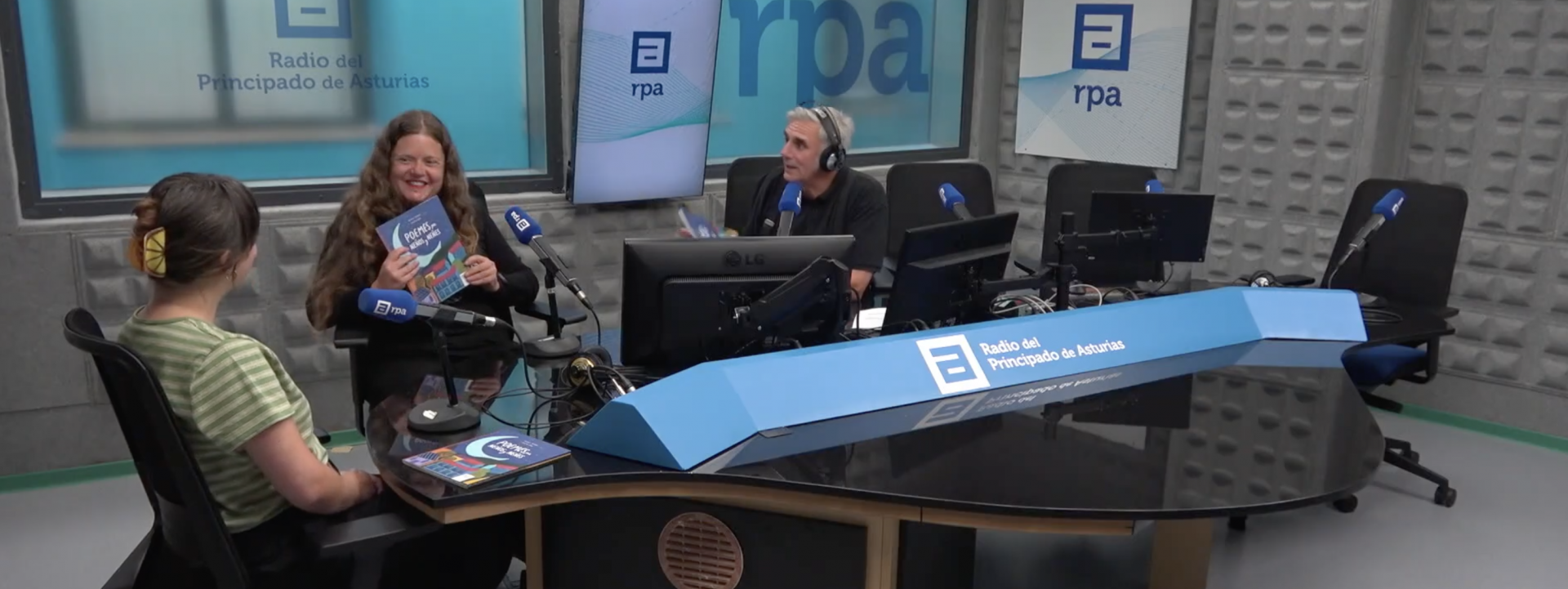Solinca Turbón y Cecilia Díaz en «Asturias al día»