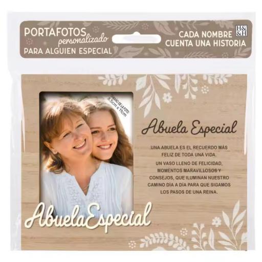 Abuela Especial- Portafotos personalizado