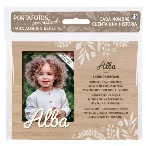 Alba- Portafottos personalizado