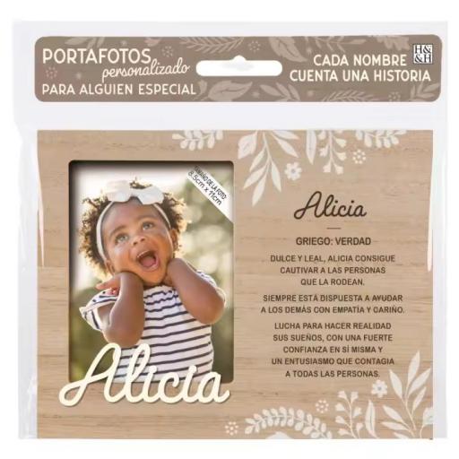 Alicia- Portafotos personalizado