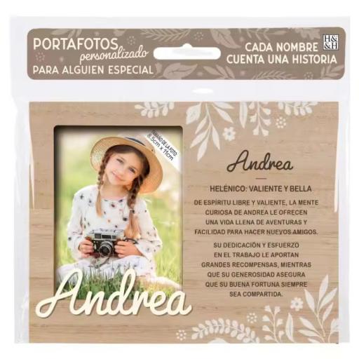 Andrea- Portafotos personalizado