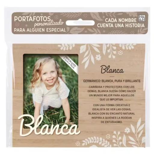 Blanca- Portafotos personalizado