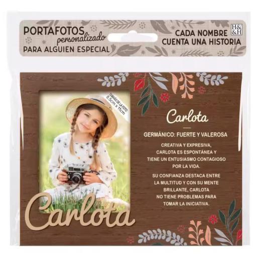 Carlota- Portafotos personalizado