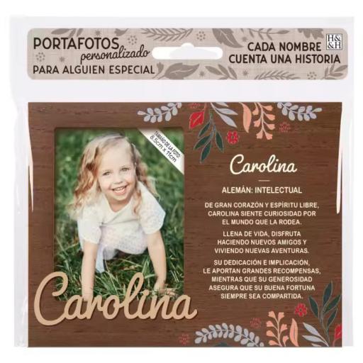 Carolina- Portafotos personalizado