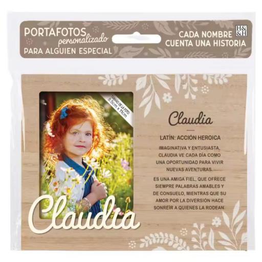 Claudia- Portafotos personalizado