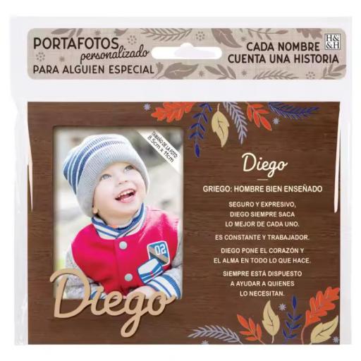 Diego- Portafotos personalizado