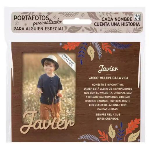 Javier- Portafotos personalizado