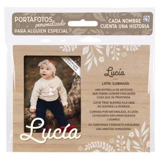 Lucía- Portafotos personalizado