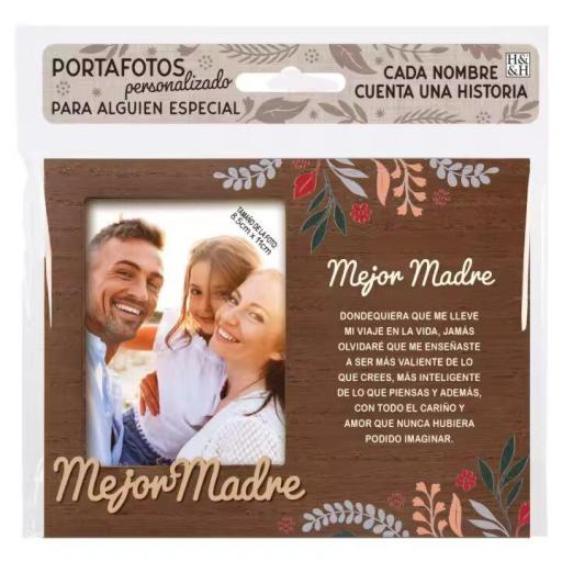 01 Mejor Madre- Portafotos personalizado