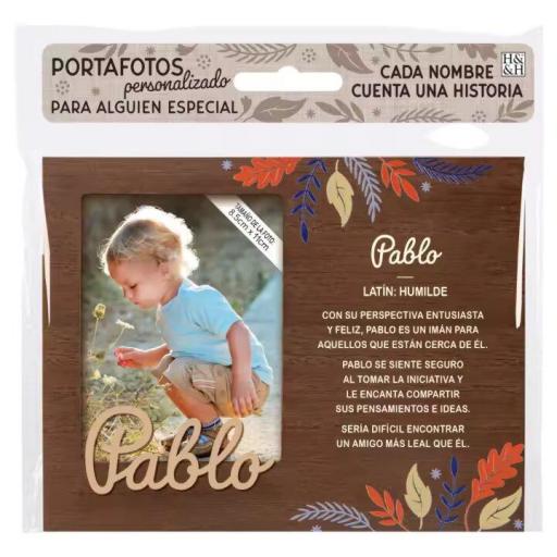 Pablo- Portafotos personalizado