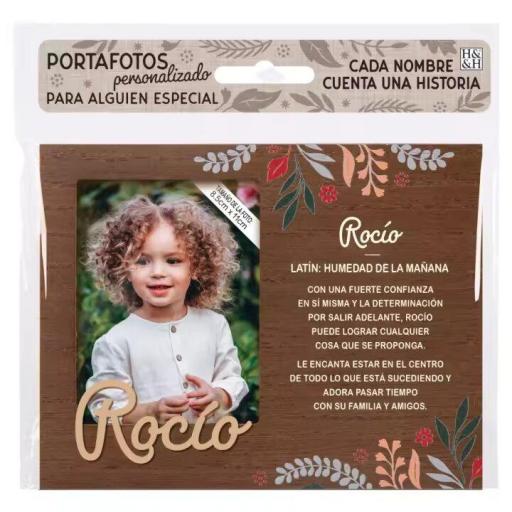 Rocío- Portafotos personalizado