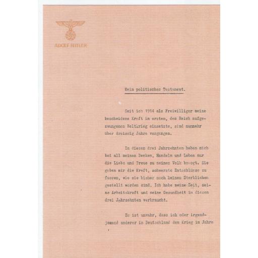 Documento Militar, Alemania / WWII