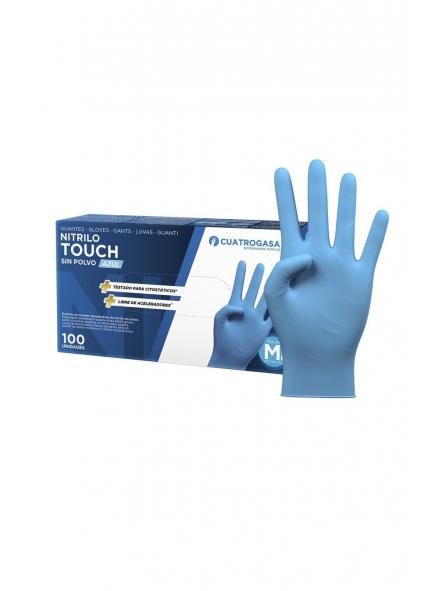 Guante nitrilo touch Azul 4gr. XL