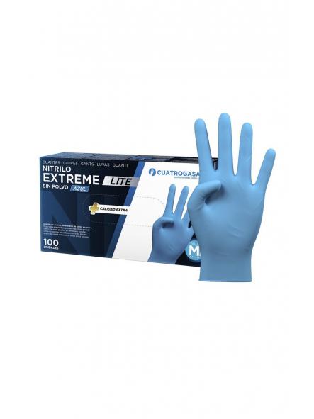 Guante nitrilo Extreme Lite Azul 5gr. S