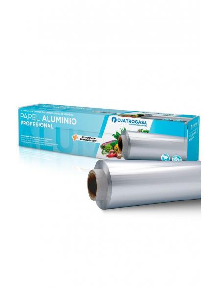 Papel Aluminio en rollo liso de 29cm x 300 metros 13mm