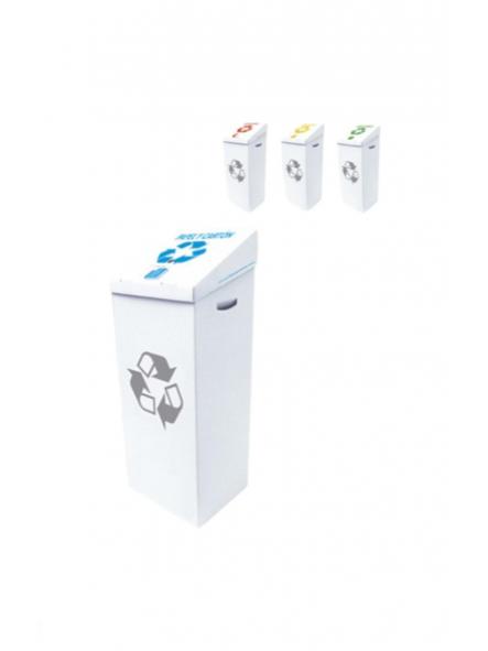 Papelera contenedor Karto selectivo papel