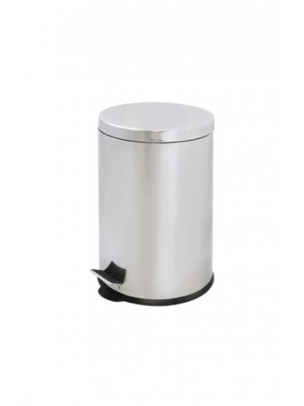 Cubo Papelera Inox 5 L con Pedal [0]